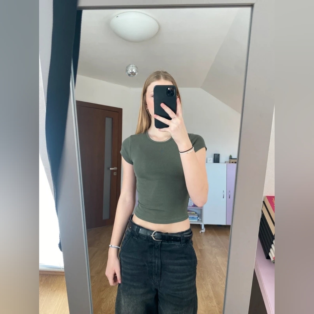 Green Bershka Tank Top, S